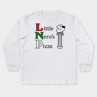 Little Nero's Pizza (logo only) Kids Long Sleeve T-Shirt